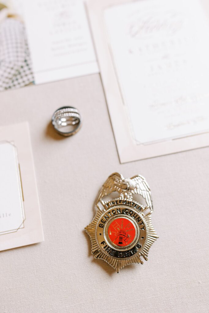 wedding invites and firefighter badget to show best keywords for seo for wedding photographer